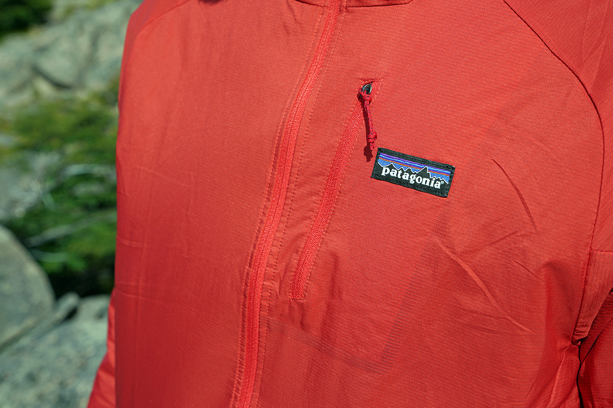 Patagonia Houdini Air windbreaker jacket (logo and shell fabric)